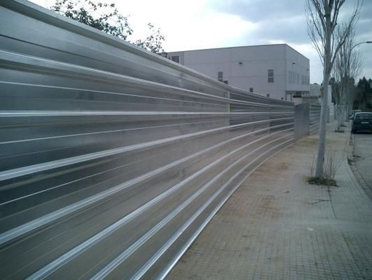 Valla Obra Opaca Trapezoidal